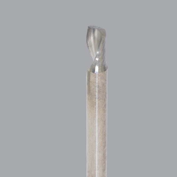 Onsrud 63-604 - 1/8 Solid Carbide router, 1 flute, upcut O flute for Aluminum