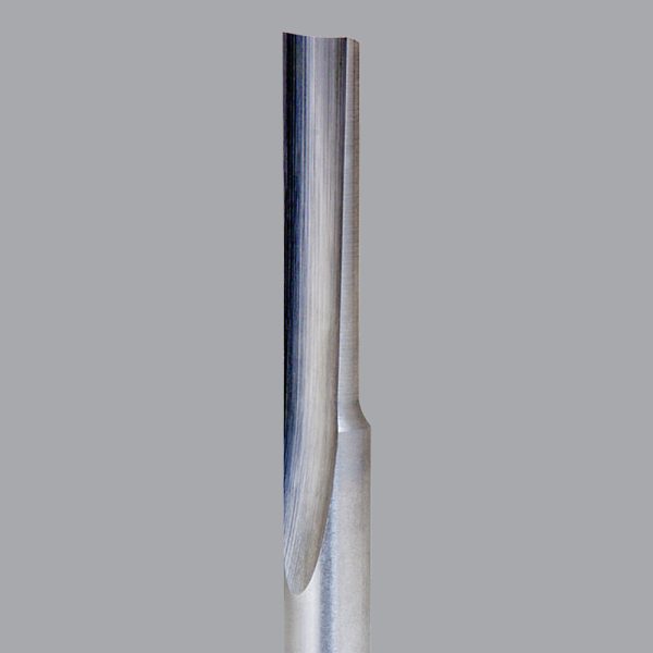 Onsrud 10-07 - 1/4 High Speed Steel One Flute, Straight O flute for soft plastics and wood