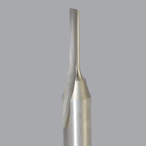 Onsrud 10-20 - 1/8 High Speed Steel One Flute, Straight O flute for soft plastics and wood