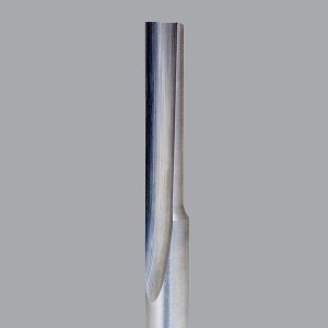 Onsrud 10-78 - 1/4 High Speed Steel One Flute, Straight O flute for soft plastics and wood