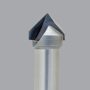 Onsrud 37-61 - 1/2" Carbide Tipped router, 2 flute, V Bottom 90 degrees