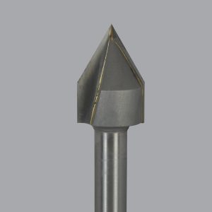 Onsrud 37-82 - 1" Carbide Tipped router, 2 flute, Lettering Bit 60°