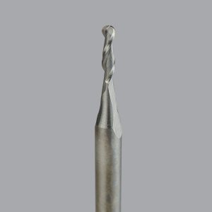 Onsrud 52-235B - 1/16" Solid Carbide router, 2 flute, ballnose, upcut