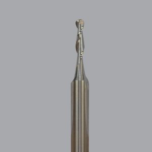 Onsrud 52-240B - 1/8 Solid Carbide router, 2 flute, ballnose, upcut