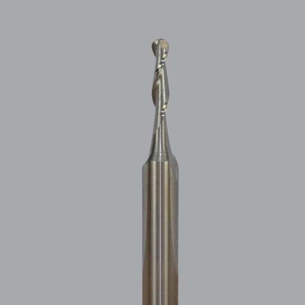 Onsrud 52-240BM - 3mm Solid Carbide router, 2 flute, ballnose, upcut