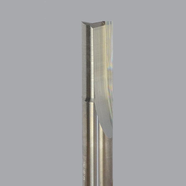 Onsrud 56-122L - 3/8 Solid Carbide router, 2 flute, straight V flute