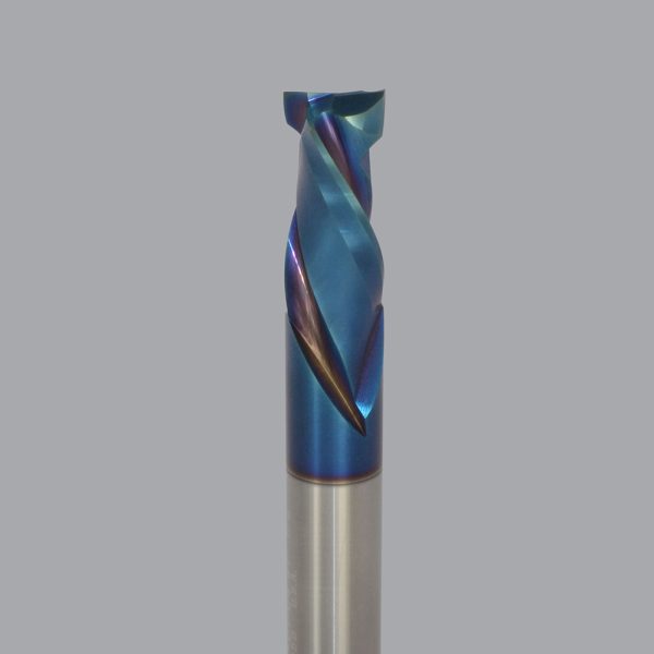 Onsrud 60-123PLR - 3/8 Solid Carbide router, 2 flute, compression, Polaris coated
