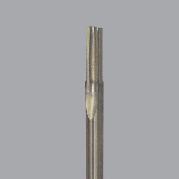 Onsrud 61-083L - 1/4 Solid Carbide router, 1 flute, straight O flute