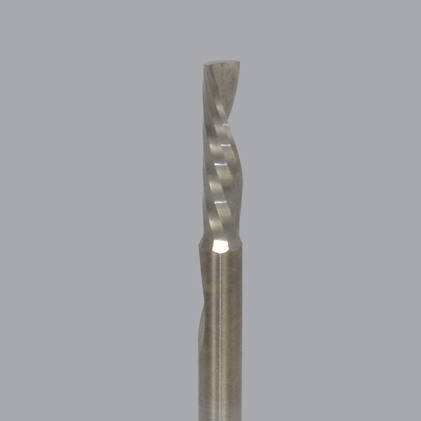 Onsrud 62-713 - 1/8 Solid Carbide router, 1 flute, downcut O flute