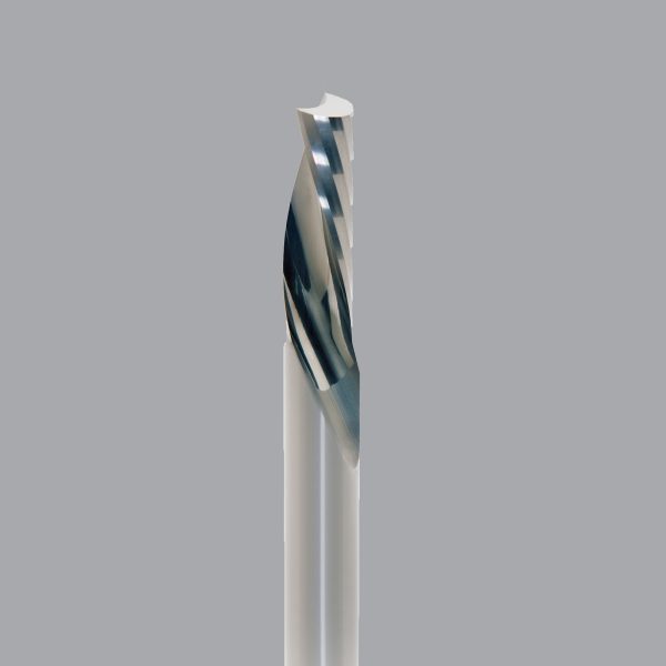 Onsrud 62-775 - 1/4 Solid Carbide router, 1 flute, downcut O flute