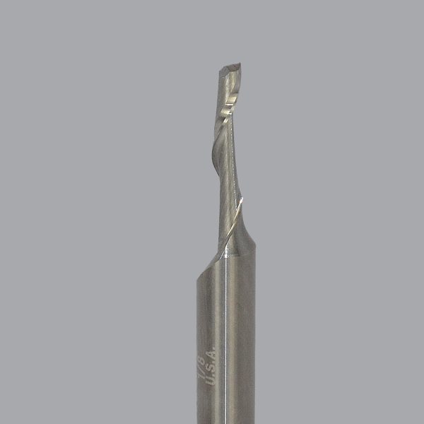 Onsrud 63-240 - 1/8 Solid Carbide router, 1 flute, upcut for woods
