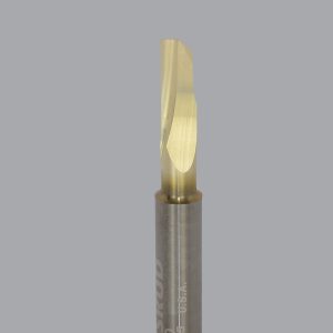 Onsrud 63-420 - 3/16 Solid Carbide router, 1 flute, upcut, ZRN coated for aluminum