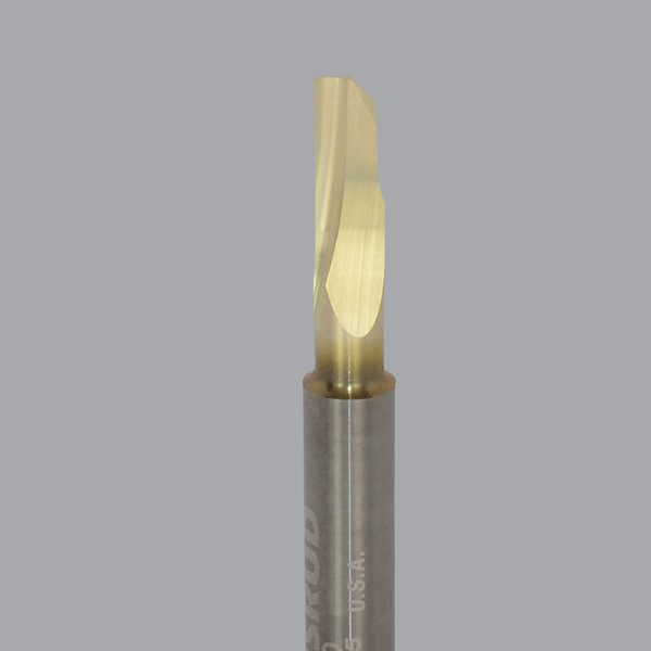Onsrud 63-420 - 3/16 Solid Carbide router, 1 flute, upcut, ZRN coated for aluminum
