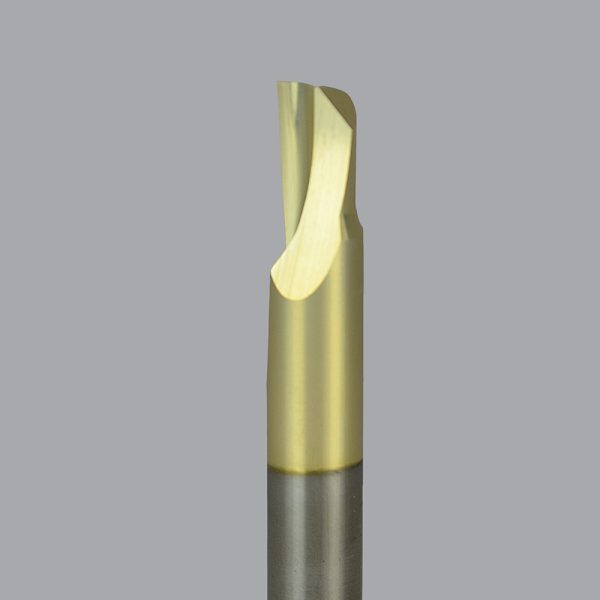 Onsrud 63-430 - 1/4 Solid Carbide router, 1 flute, upcut, ZRN coated for aluminum