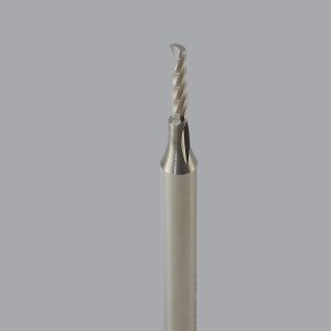 Onsrud 63-701 - 1/16 Solid Carbide router, 1 flute, upcut O flute for hard plastics