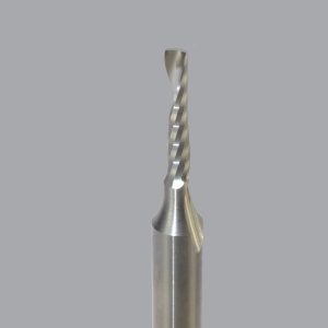 Onsrud 63-706 - 1/8 Solid Carbide router, 1 flute, upcut O flute for hard plastics