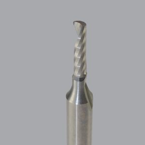 Onsrud 63-712 - 1/8 Solid Carbide router, 1 flute, upcut O flute for hard plastics