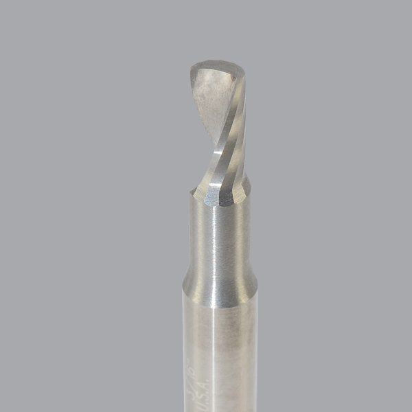 Onsrud 63-717 - 3/16 Solid Carbide router, 1 flute, upcut O flute for hard plastics