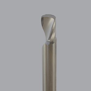 Onsrud 63-724 - 1/4 Solid Carbide router, 1 flute, upcut O flute for hard plastics