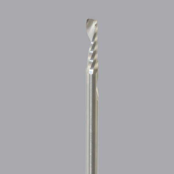 Onsrud 63-802 - 2mm Solid Carbide router, 1 flute, upcut O flute for Hard plastics