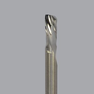 Onsrud 64-024 - 1/4 Solid Carbide router, 1 flute, downcut O flute for plastics, woods & aluminum