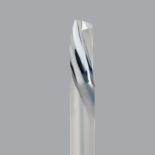 Onsrud 64-031 - 3/8 Solid Carbide router, 1 flute, downcut O flute for plastics, wood & aluminum