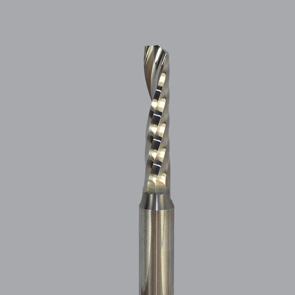 Onsrud 65-021 - 3/16 Solid Carbide router, 1 flute, Upcut O flute for plastics, wood & aluminum