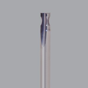 Onsrud 66-094 - 1/4 Solid Carbide router, 2 flute, straight O flute, edge rounding