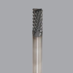 Onsrud 66-522 - 1/4 Solid Carbide router, 10 flute, end mill pt, DFC coated