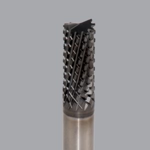Onsrud 66-534 - 3/8 Solid Carbide router, 12 flute, end mill pt, DFC coated