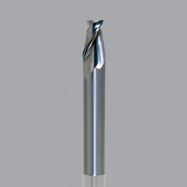Onsrud AMC706857 - 3/8 Solid Carbide end mill, 2 flute, 0.015 corner rad, medium length, necked, ZRN coated