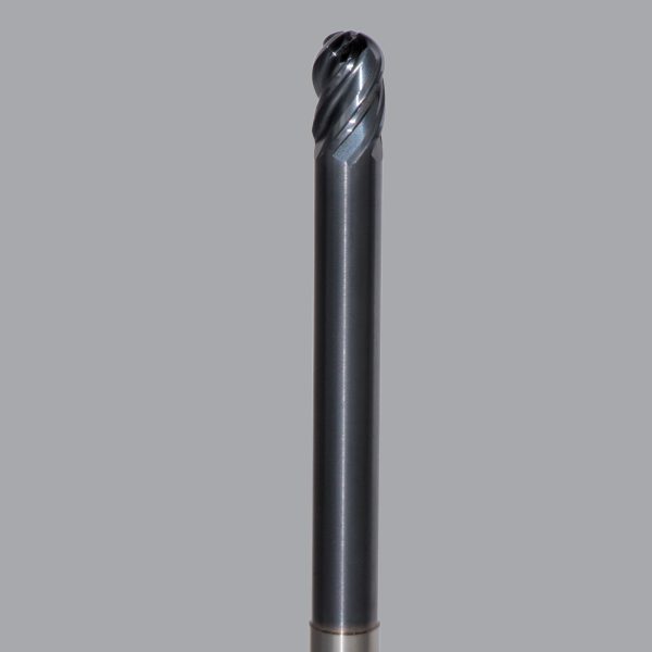 Onsrud MXB2650551 - 3/8 Solid Carbide end mill, 5 flute, ballnose, medium length, necked, ESG coated