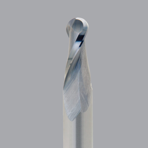 Onsrud 52-386B - 5/8 Solid Carbide router, 2 flute, ballnose, upcut