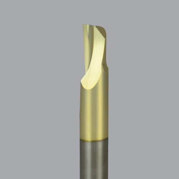 Onsrud 63-430 - 1/4 Solid Carbide router, 1 flute, upcut, ZRN coated