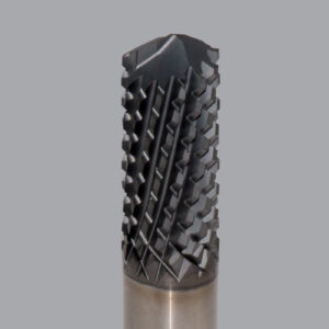 Onsrud 66-551 - 1/2 Solid Carbide router, 14 flute, drill pt, DFC coated